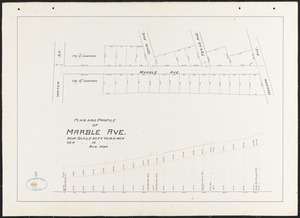 Plan and profile of Marble Ave.