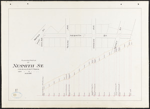 Plan and profile of Nesmith St.