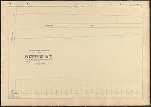 Plan and profile of Norris St.