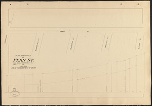 Plan and profile of Fern St.