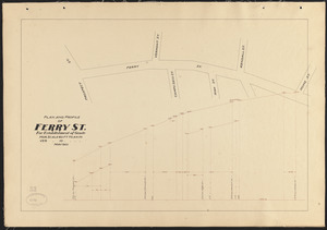 Plan and profile of Ferry St. for establishment of grade