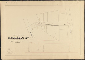 Plan and profile of Hannagan St.