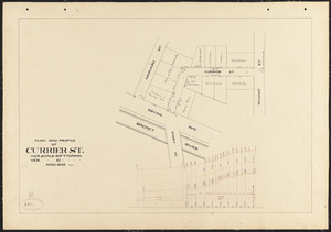 Plan and profile of Currier St.