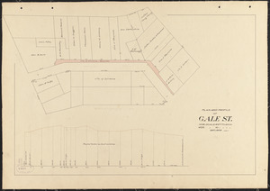 Plan and profile of Gale St.