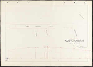 Grade plan of East Haverhill St.