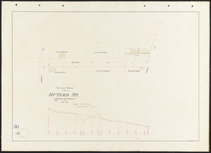 Plan and profile of Butler St.