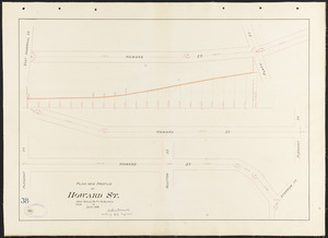 Plan and profile of Howard St.