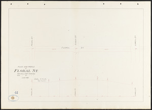 Plan and profile of Floral St.