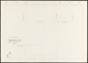 Plan and profile of Chester St.