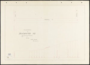 Plan and profile of Monmouth St.