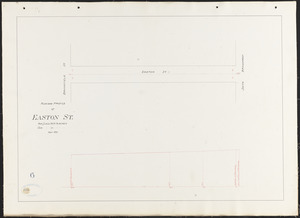 Plan and profile of Easton St.
