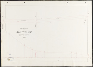 Plan and profile of Allston St.
