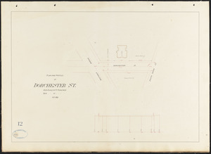 Plan and profile of Dorchester St.