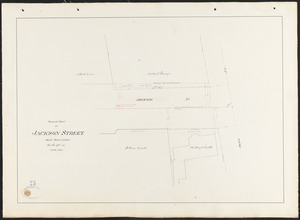 Plan and profile of Jackson Street near Park Street
