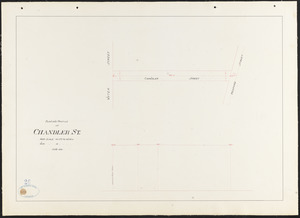 Plan and profile of Chandler St.