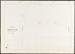 Plan and profile of Hawley St.