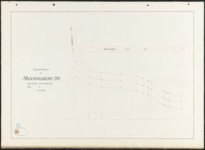Plan and profile of Montgomery St.