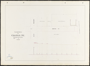 Plan and profile of Groton St.