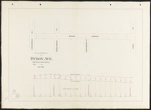 Plan and profile of Byron Ave.