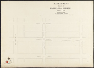 Plan of Franklin and Common Streets for change of grade