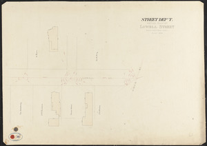Detail plan of Lowell Street
