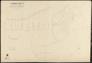 Plan and profile of Fulton Street