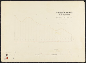 Plan and profile of Pearl Street