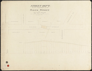 Plan and profile of Salem Street at Railroad Bridge