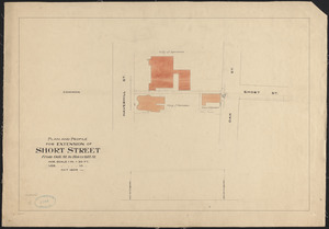 Plan and profile for extension of Short Street from Oak St. to Haverhill St.