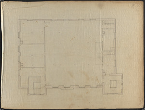 Architectural drawing of Lawrence High School