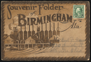 Souvenir folder of Birmingham, Ala