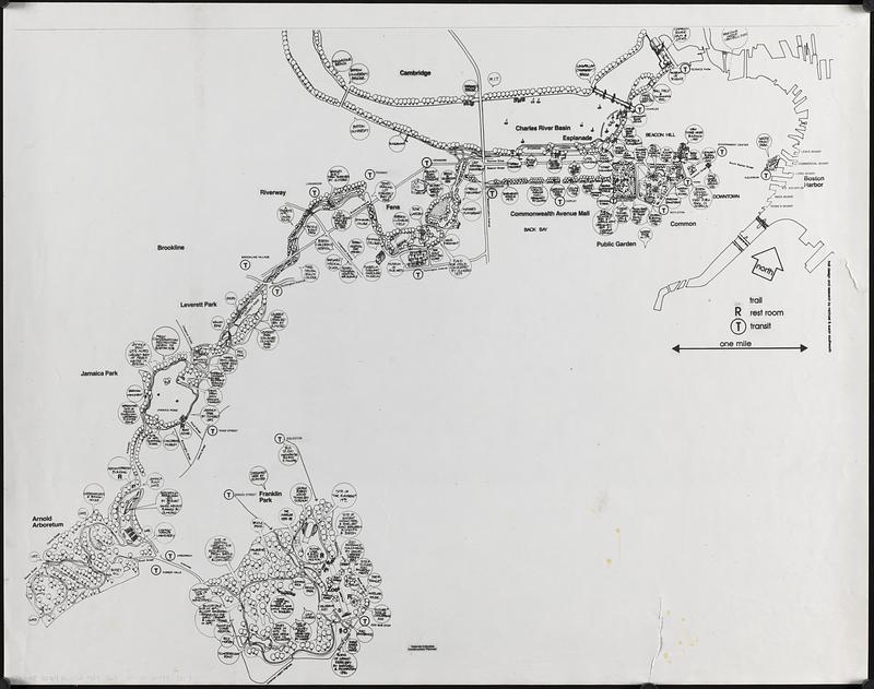 Historical map of the Emerald Necklace