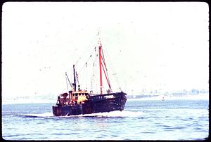 Fishing trawler outbound
