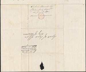 Calvin Morrill to George Coffin, 14 January 1833