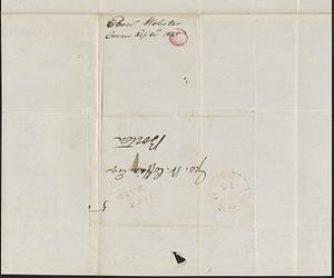 Ebenezer Webster to George Coffin, 14 September 1845