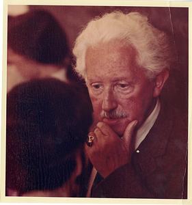 Erik Erikson in class at Harvard