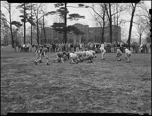 Football 1947, spring practice