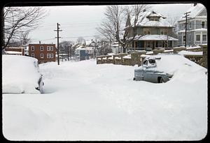 Snow banks, Somerville