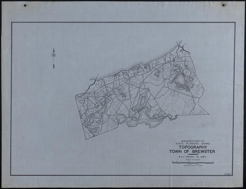Topography Town of Brewster Digital Commonwealth