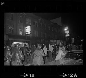 Harvard Square anti-war riot