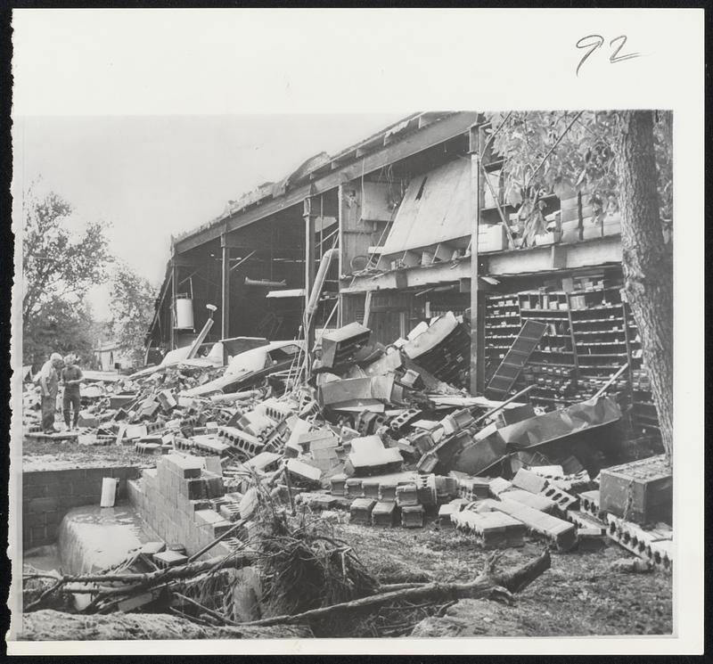 The business district of Papillion, a village at the southwest edge of