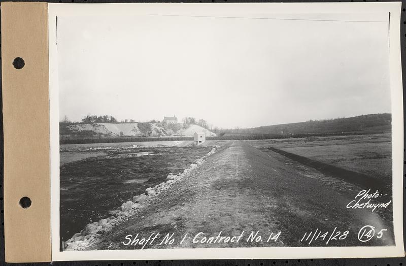 Contract No. 14, East Portion, Wachusett-Coldbrook Tunnel, West Boylston, Holden, Rutland, filter bed and chlorinator house at Shaft 1, West Boylston, Mass., Nov. 14, 1928