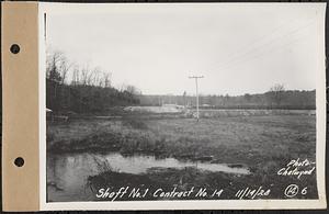 Contract No. 14, East Portion, Wachusett-Coldbrook Tunnel, West Boylston, Holden, Rutland, general view looking towards camp, West Boylston, Mass., Nov. 14, 1928