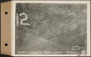 Contract No. 14, East Portion, Wachusett-Coldbrook Tunnel, West Boylston, Holden, Rutland, Shaft 4, Sta. 304+02, Rutland, Mass., Aug. 27, 1929