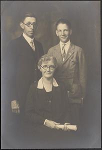 Fred W., Mabel and Charles Bardwell