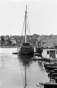 Schooner docked in Chelsea