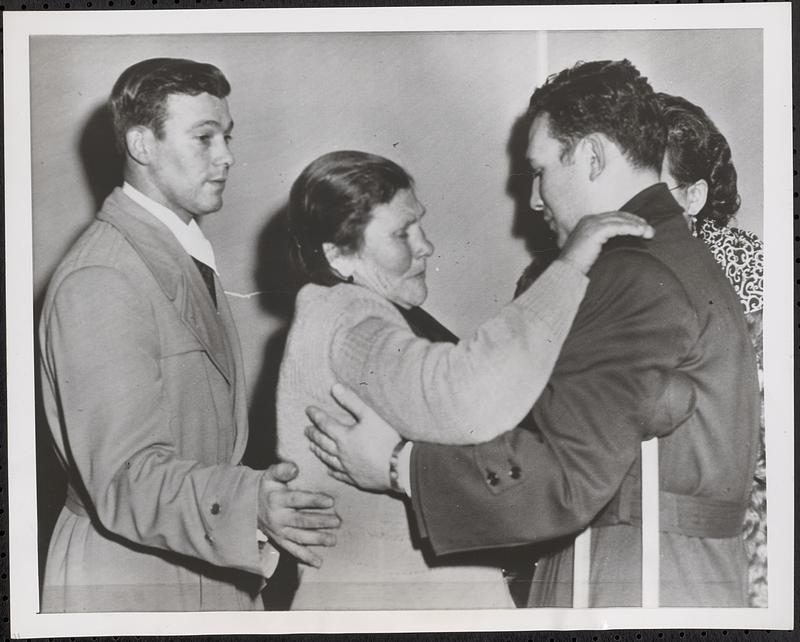 Joyful reunion -- with tragedy in background