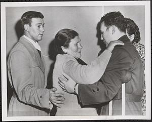 Joyful reunion -- with tragedy in background
