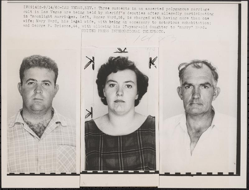 Roger Ward, Mary Ward, George P. Briscos