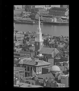 Old North Church from Customs House, North End